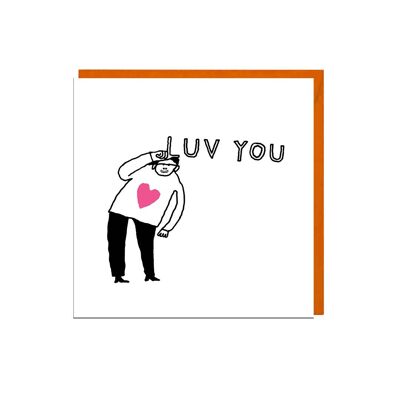 LUV YOU Card
