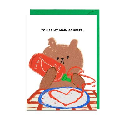 MAIN SQUEEZE BEAR Card