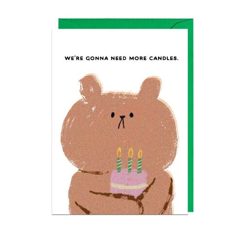 MORE CANDLES Card