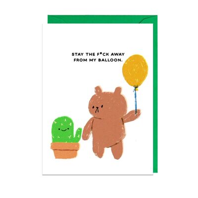 MY BALLOON BEAR Card