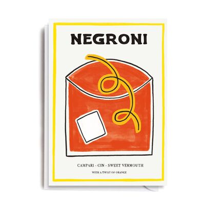 Tarjeta Negroni