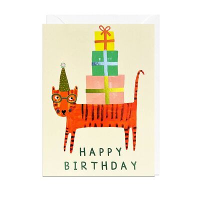 GATTO IN FESTA - FOIL Card