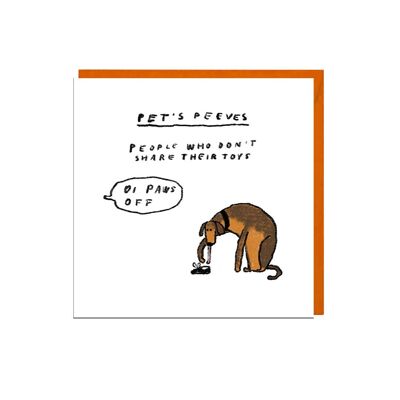 PETS PEEVES - GIOCATTOLI Card