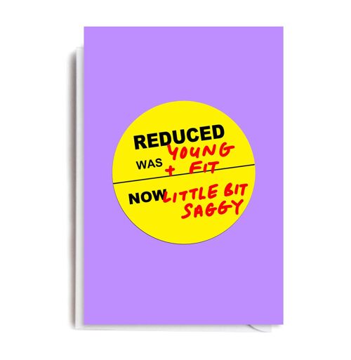 REDUCED NOW SAGGY Card