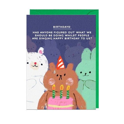 SINGING HAPPY BIRTHDAY Card