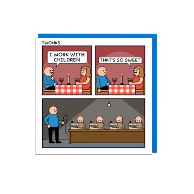 WORK WITH CHILDREN Card