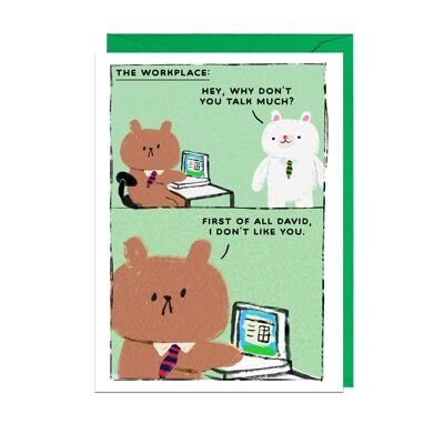 DISCORSO SUL POSTO DI LAVORO Card