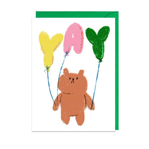 YAY BALLOONS Card