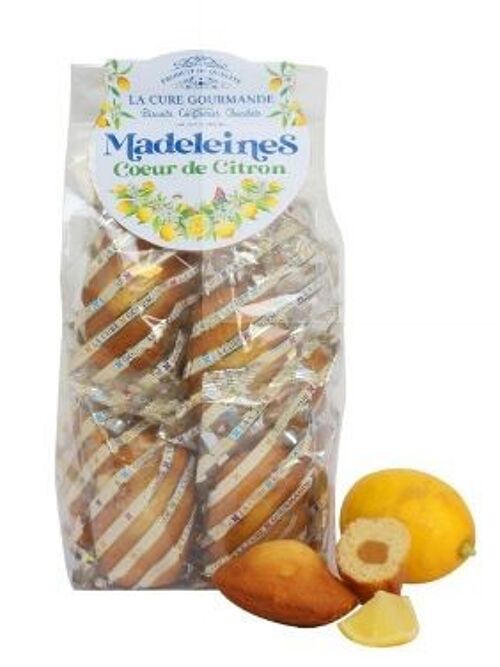 SACHET DE 10 MADELEINES FOURRES AU CITRON