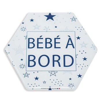 Adhésif Bébé à Bord Made in France - Etoile 1