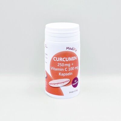 Curcumina 250 mg + Vitamina C 100 mg