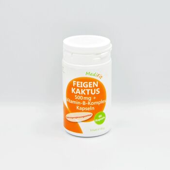 Figue de Barbarie 500 mg + Complexe de Vitamines B 1