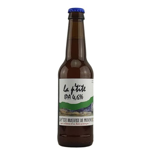 Bière IPA - LA P'TITE IPA bio 4,6% 33cl