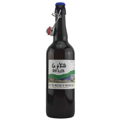 IPA beer - LA P'TITE organic IPA 4.6% 75cl