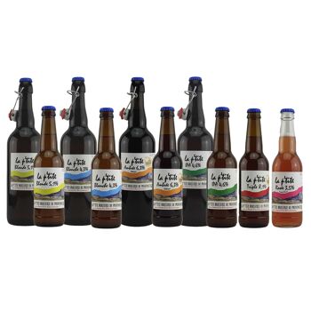 Bière IPA de Provence - LA P'TITE IPA bio 4,6% 75cl 8