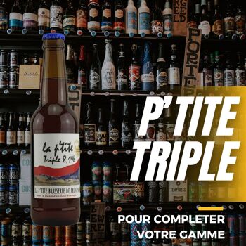 Bière triple de Provence - LA P'TITE triple 8,1% 33cl 6