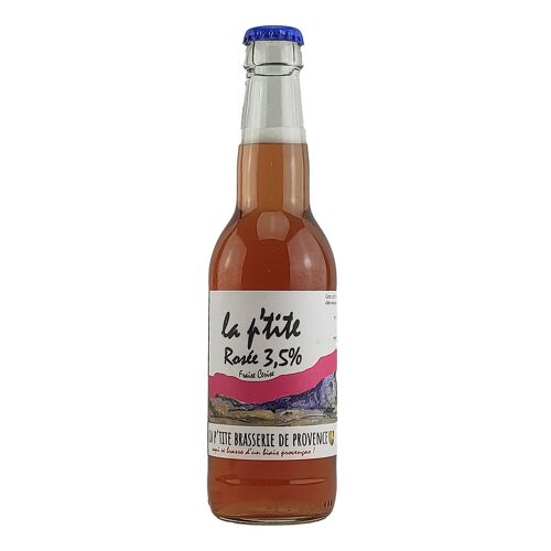 Bière aromatisée - LA P'TITE rosée 3,5% 33cl