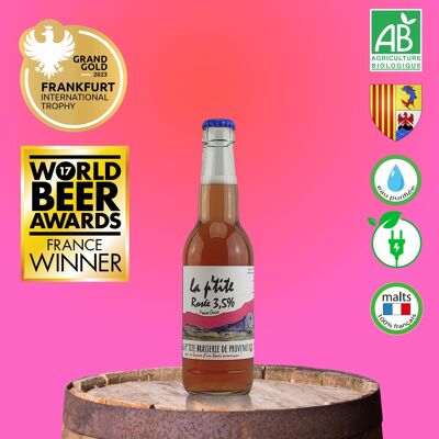 Birra aromatizzata - LA P'TITE rosée 3,5% 33cl