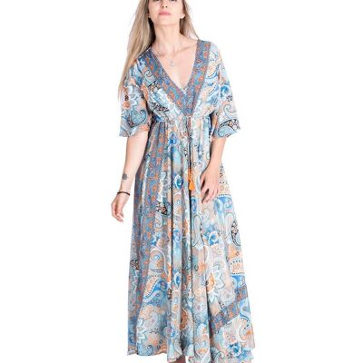 Long Mallorca Dress with Sleeves