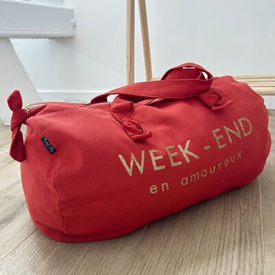 Tangerine Duffel Bag – Romantisches Wochenende