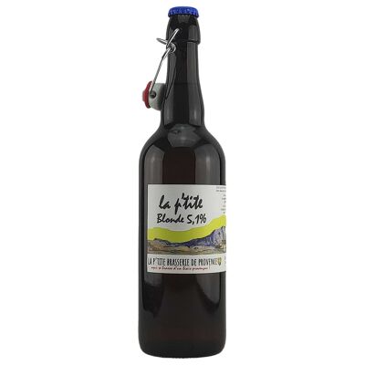 Cerveza rubia - LA P'TITE rubia ecológica 5,1% 75cl