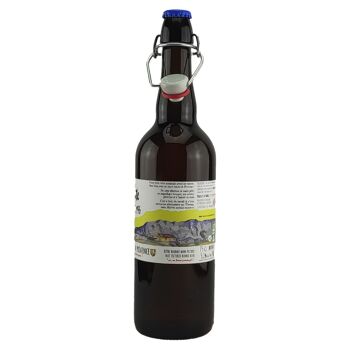 Bière blonde - LA P'TITE blonde bio 5,1% 75cl 2