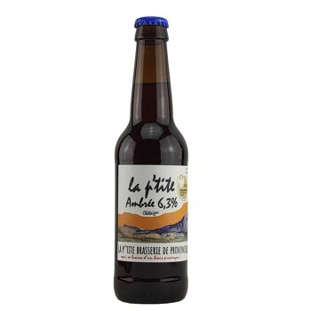 Bière ambrée de Provence - LA P'TITE ambrée 6,3% 33cl 2