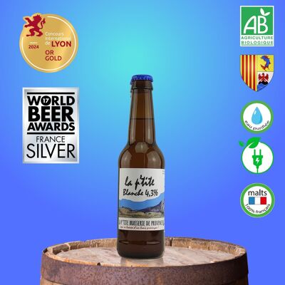 White beer from Provence - LA P'TITE blanche 4.3% 33cl