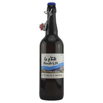 Bière blanche de Provence - LA P'TITE blanche 4,3% 75cl 2