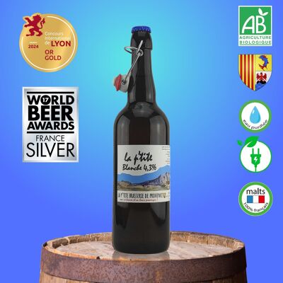 Cerveza blanca de Provenza - LA P'TITE blanche 4,3% 75cl