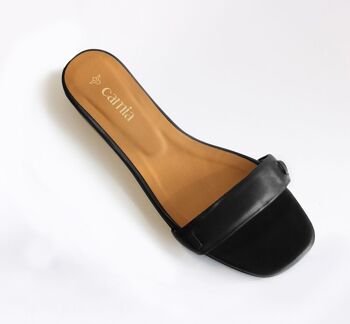 Camia Swap Sandale Plate Noir 37 2