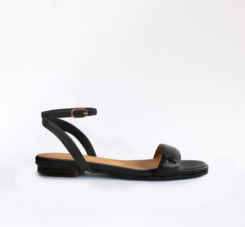 Camia Swap Flat-Sandal Black 39