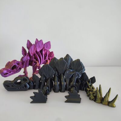 Stegosaurus Dinosaur Flexible Toy - Home Decoration