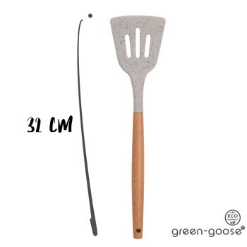 spatule et cuillère en silicone green-goose® | 32 cm 4