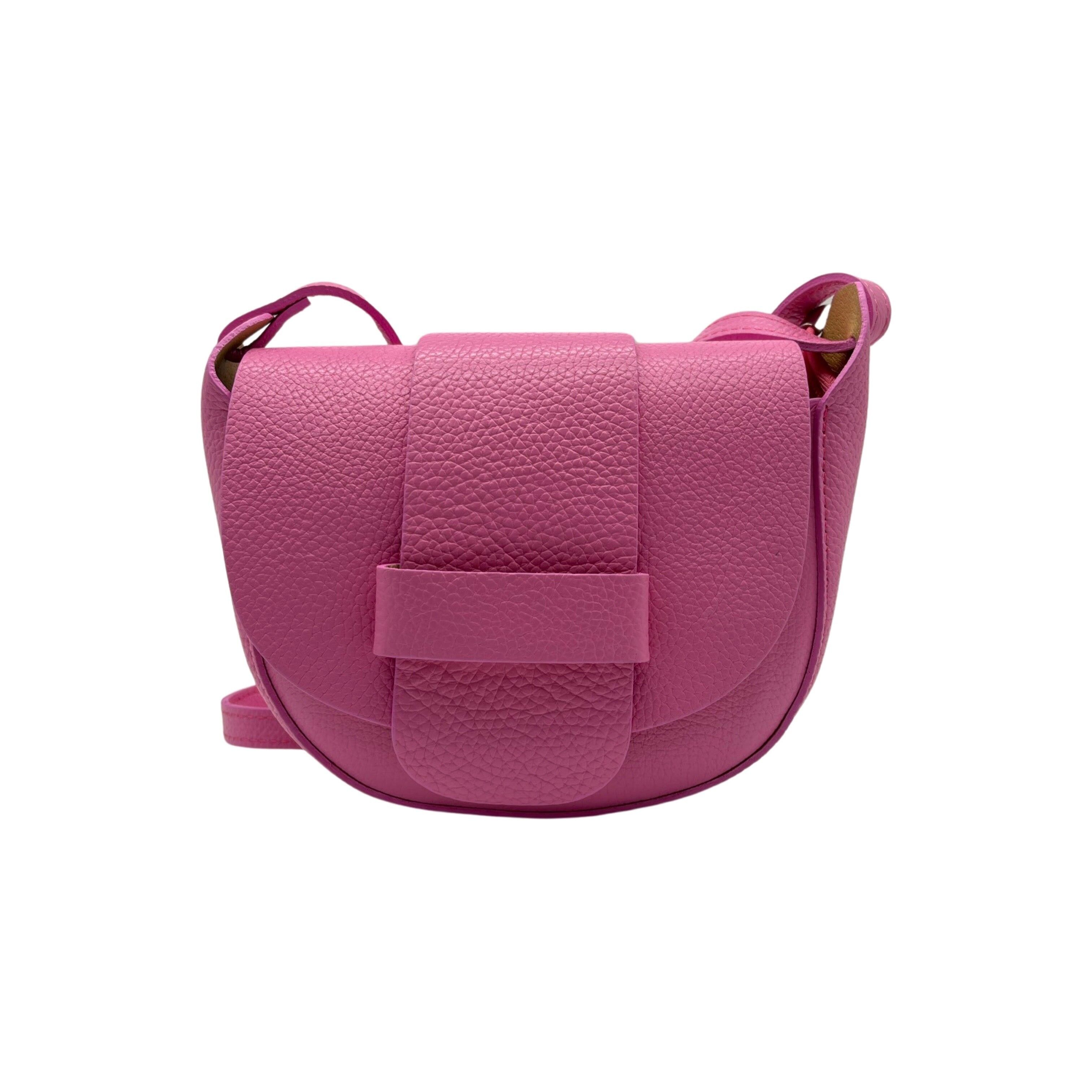 BORSA A TRACOLLA MARGOT IN PELLE GRANA ROSA