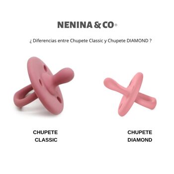 Sucette DIAMOND By Nenina & Co Jaune, Beige et Bleu Clair 17