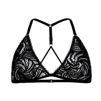 Soutien-gorge triangle en velours Linda 2