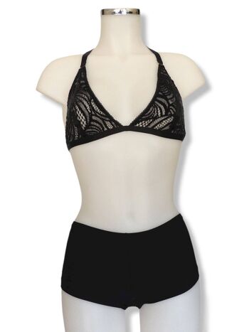 Soutien-gorge triangle en velours Linda 4