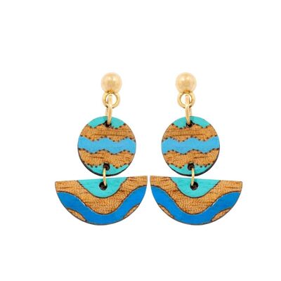 Ada & Cecek Recycled Wood Earrings