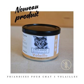 Friandises pour chat 3 volailles 1