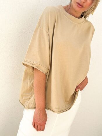 Tee Shirt Emilio camel 3