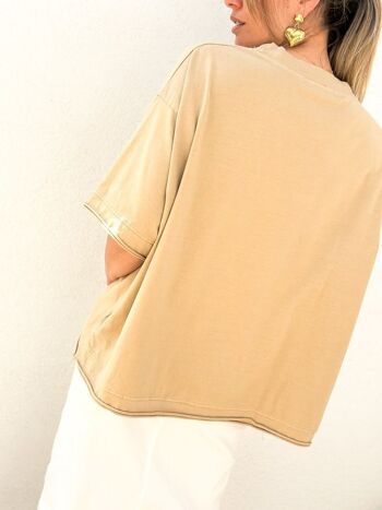 Tee Shirt Emilio camel 4