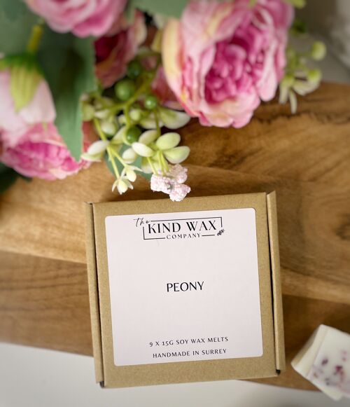 Peony Scented Soy Wax Melts