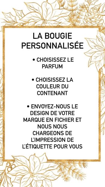 Bougie personnalisée 5