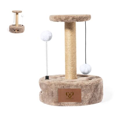 Scratching post and playground for cats