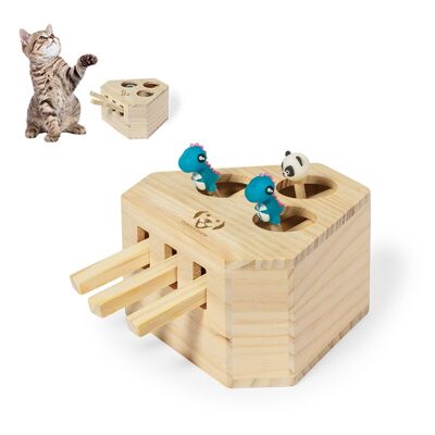 juguetes de madera para mascotas