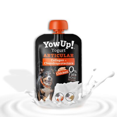 YowUp Yoghurt Fit & Vital para perros (paquete de 10): prebiótico, sin lactosa, 0 % de grasa, estable hasta 2 años