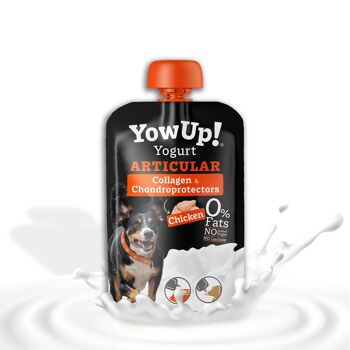 YowUp Yoghurt Fit & Vital pour chien (pack de 10) - prébiotique, sans lactose, 0% de matière grasse, longue conservation jusqu'à 2 ans 1