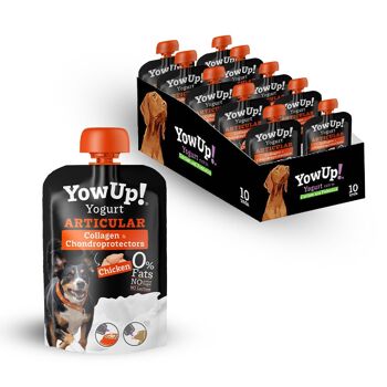 YowUp Yoghurt Fit & Vital pour chien (pack de 10) - prébiotique, sans lactose, 0% de matière grasse, longue conservation jusqu'à 2 ans 2
