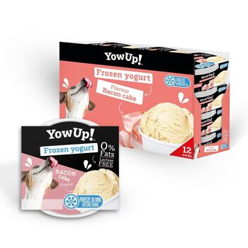 YowUp Ice Cream Yaourt Bacon Cake (paquet de 12) - prébiotique, sans lactose, 0% de matière grasse, longue conservation jusqu'à 2 ans 6